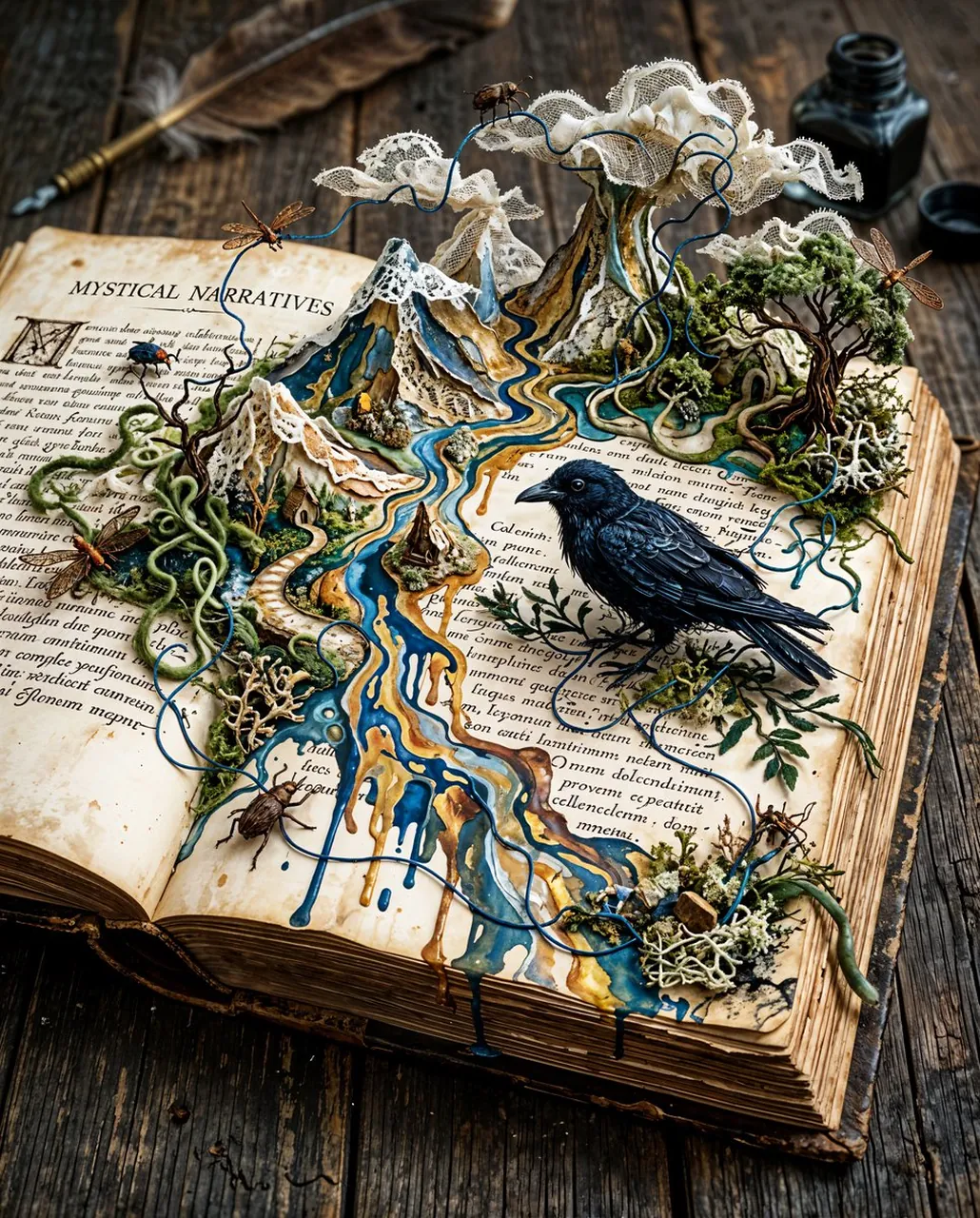 Surreal Miniature Book World