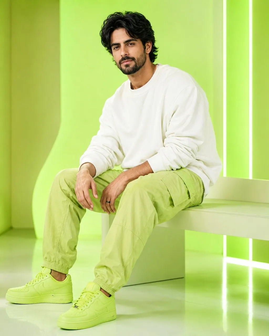 Minimalist Indian Male Streetwear