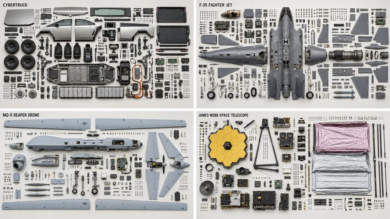 Breaking down complex machines with GPT Image 2. Some of these