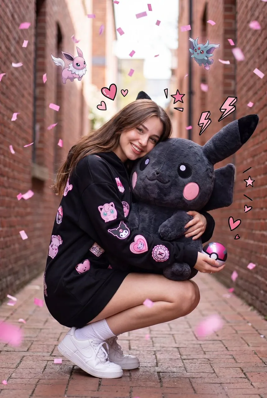 Kawaii Pastell Pikachu Gasse