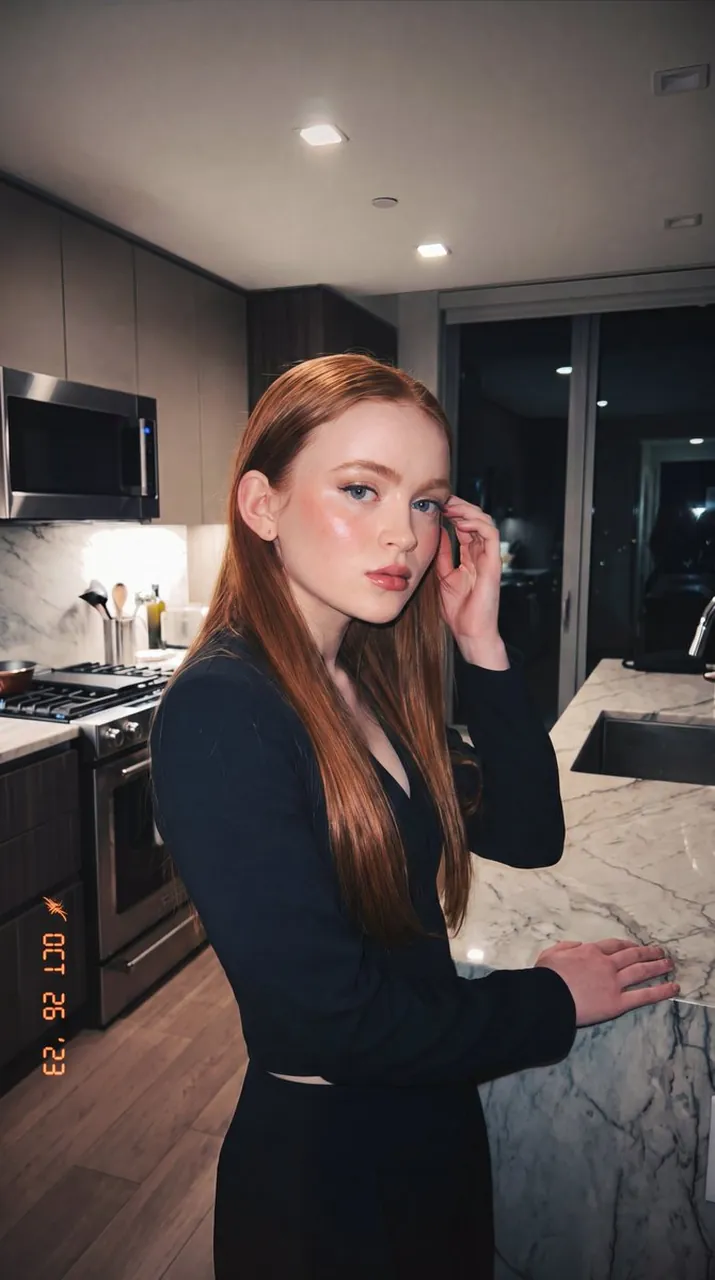 Midnight silence, marble counters, and effortless elegance.