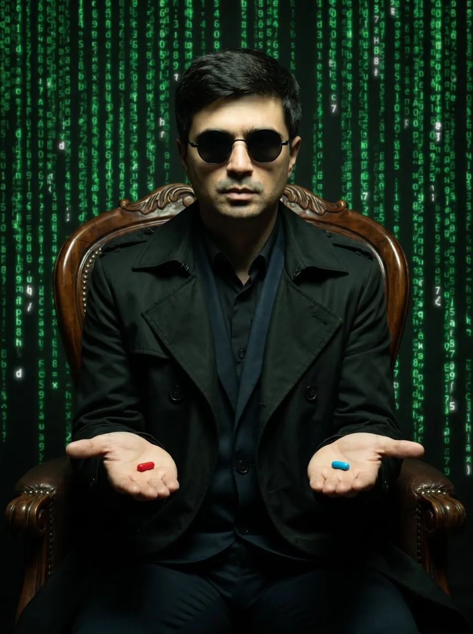 Retrato de Intercambio de Identidad de Matrix