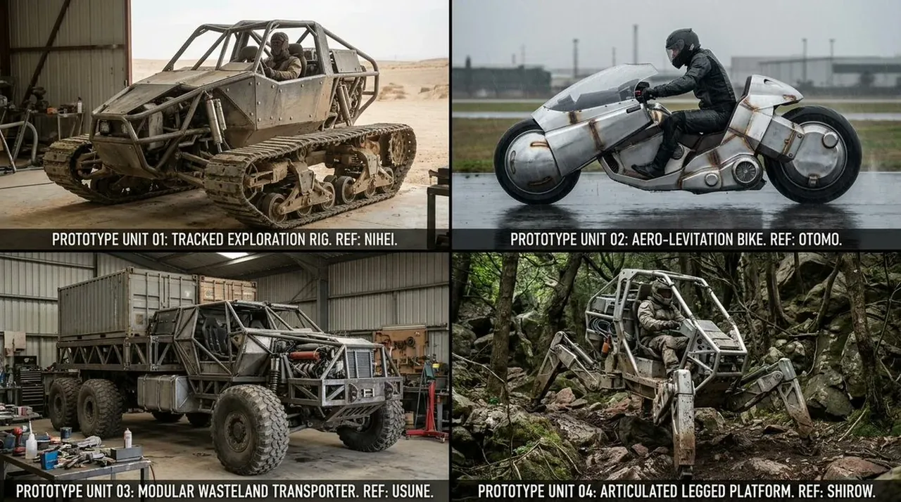 A fun prompt that designs vehicles inspired by all kinds of