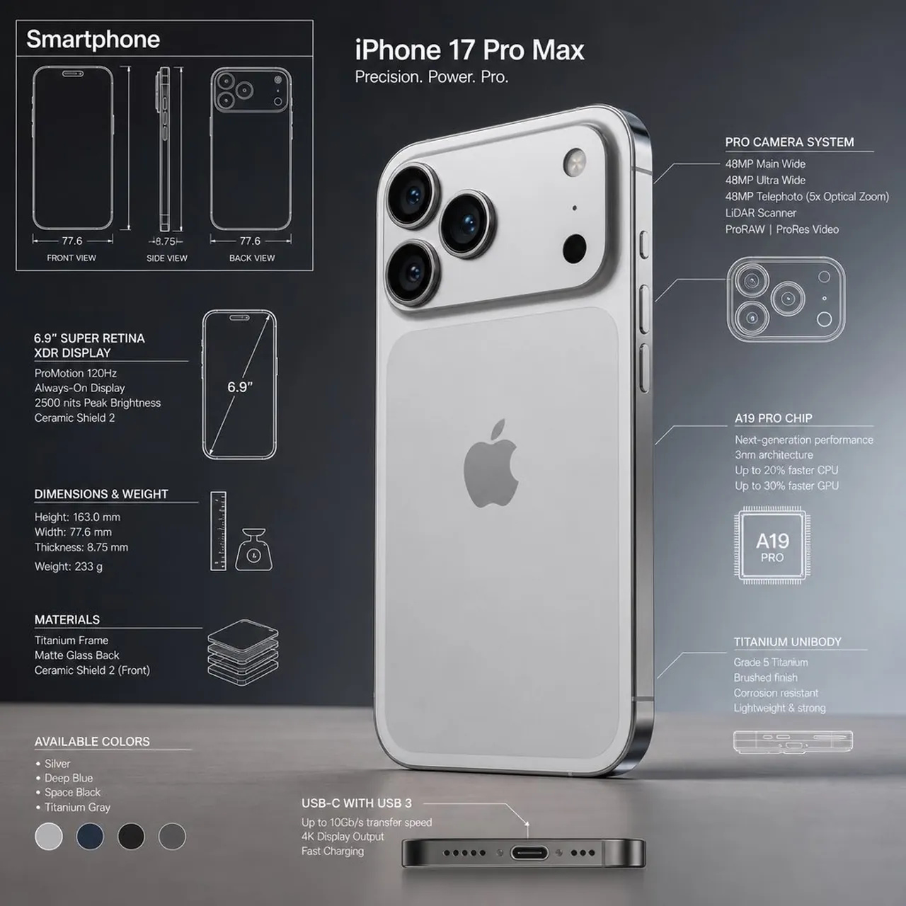 Technical Product Infographic Design