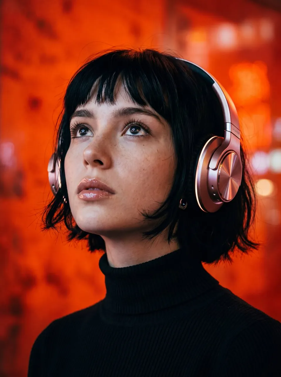 Cyberpunk-Bob-Porträt-Vergleich