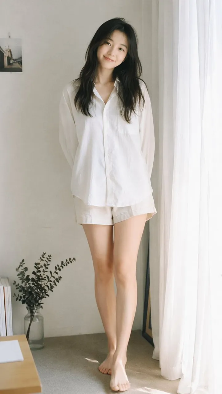 Quiet Japanese Film Aesthetic Portrait