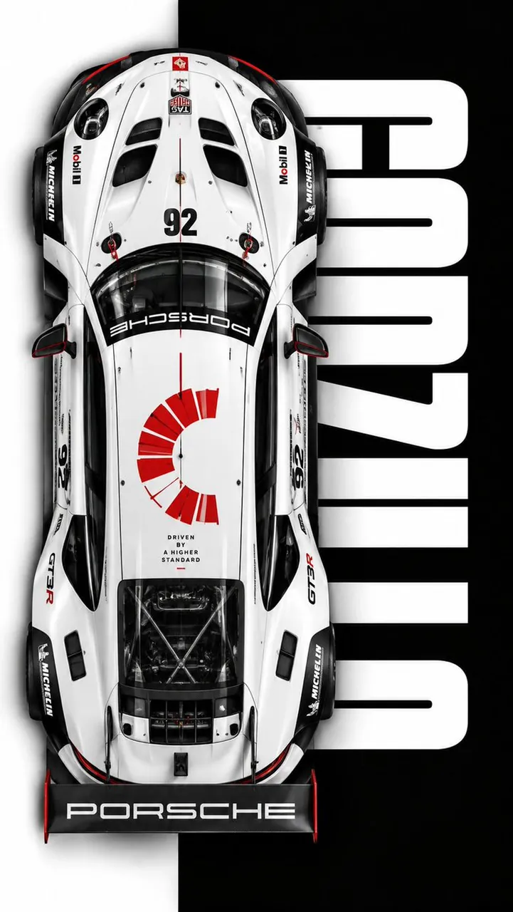 Create a hyper-realistic premium motorsport editorial poster