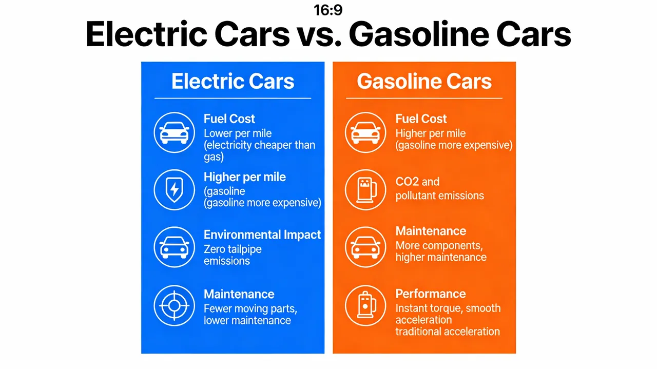 Electric vs. Gasoline Cars Comparison