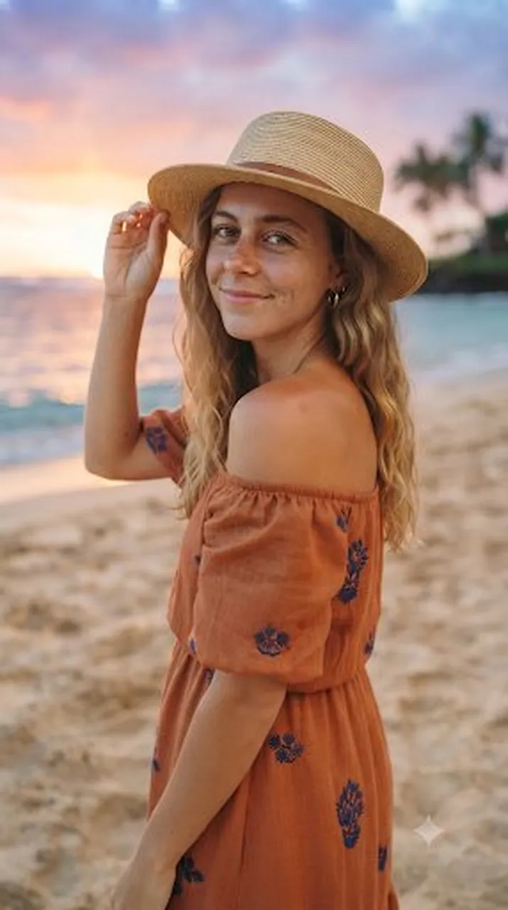Golden sunset beach moments captured.