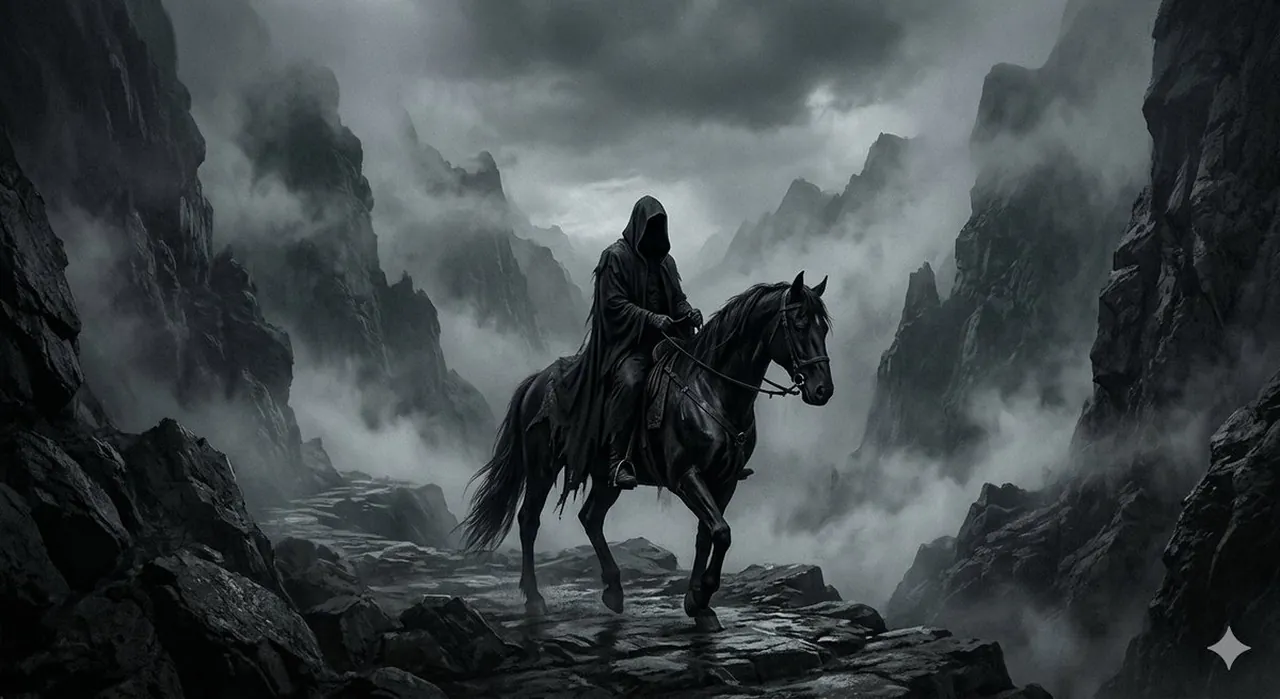 Haunting Dark Fantasy Rider