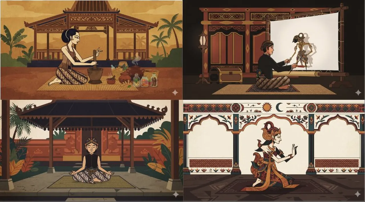 Minimal Flat Javanese Animation