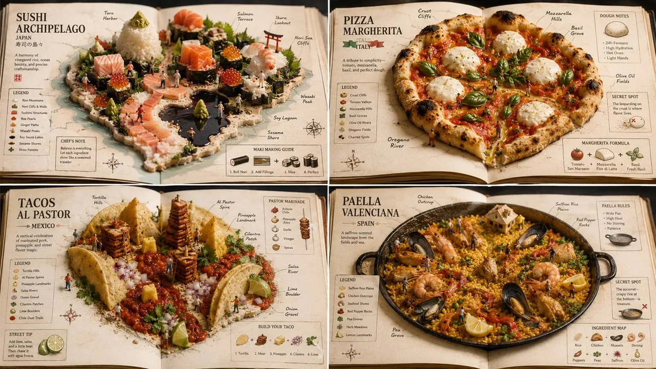 A food atlas prompt for GPT Image 2. It should work for any kind