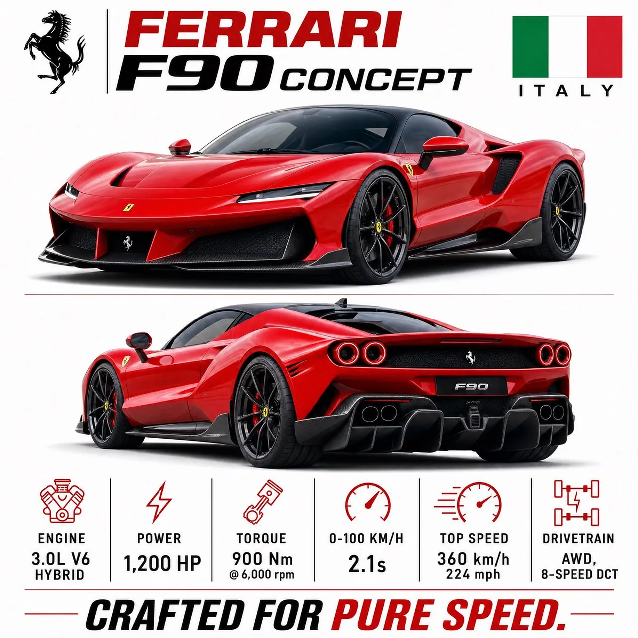 Ferrari just redefined what a hypercar should look like. The F90