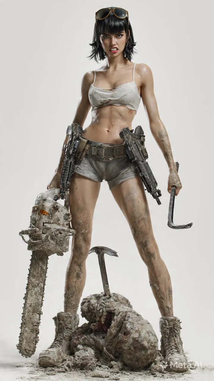 Postapokalyptischer 3D-Zombie-Überlebender