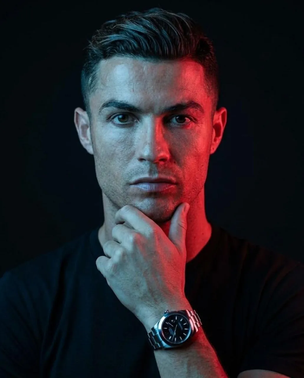 Ultra-realistic cinematic studio portrait of a confident male