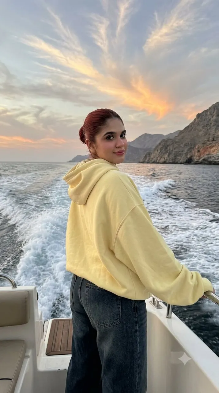 Nothing beats sunset views on the open sea.