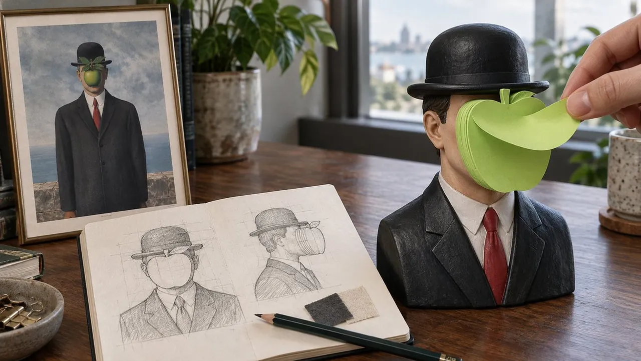 The Son of Man Sticky Note Holder