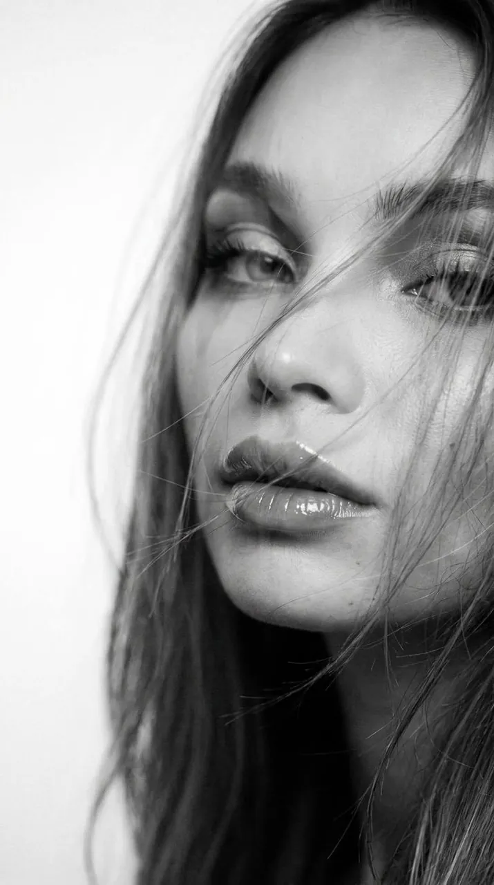 Cinematic Black and White Portrait