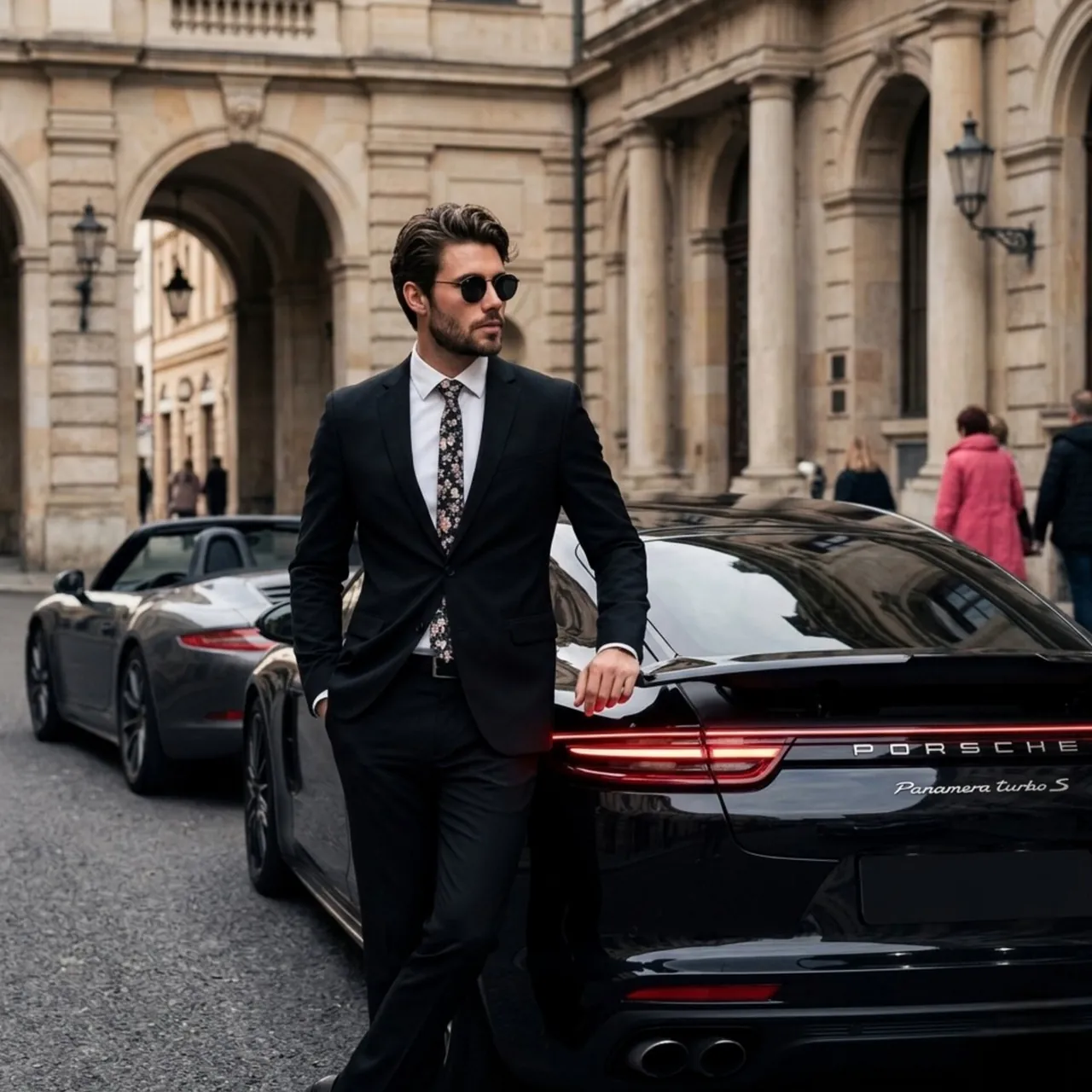 Luxury Porsche Panamera Lifestyle Photography