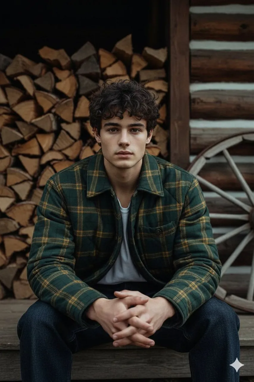 Rugged Heritage Wear Editorial Portrait