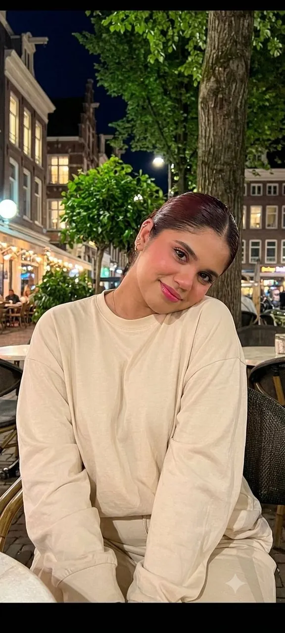 Charming Evening Cafe Portrait