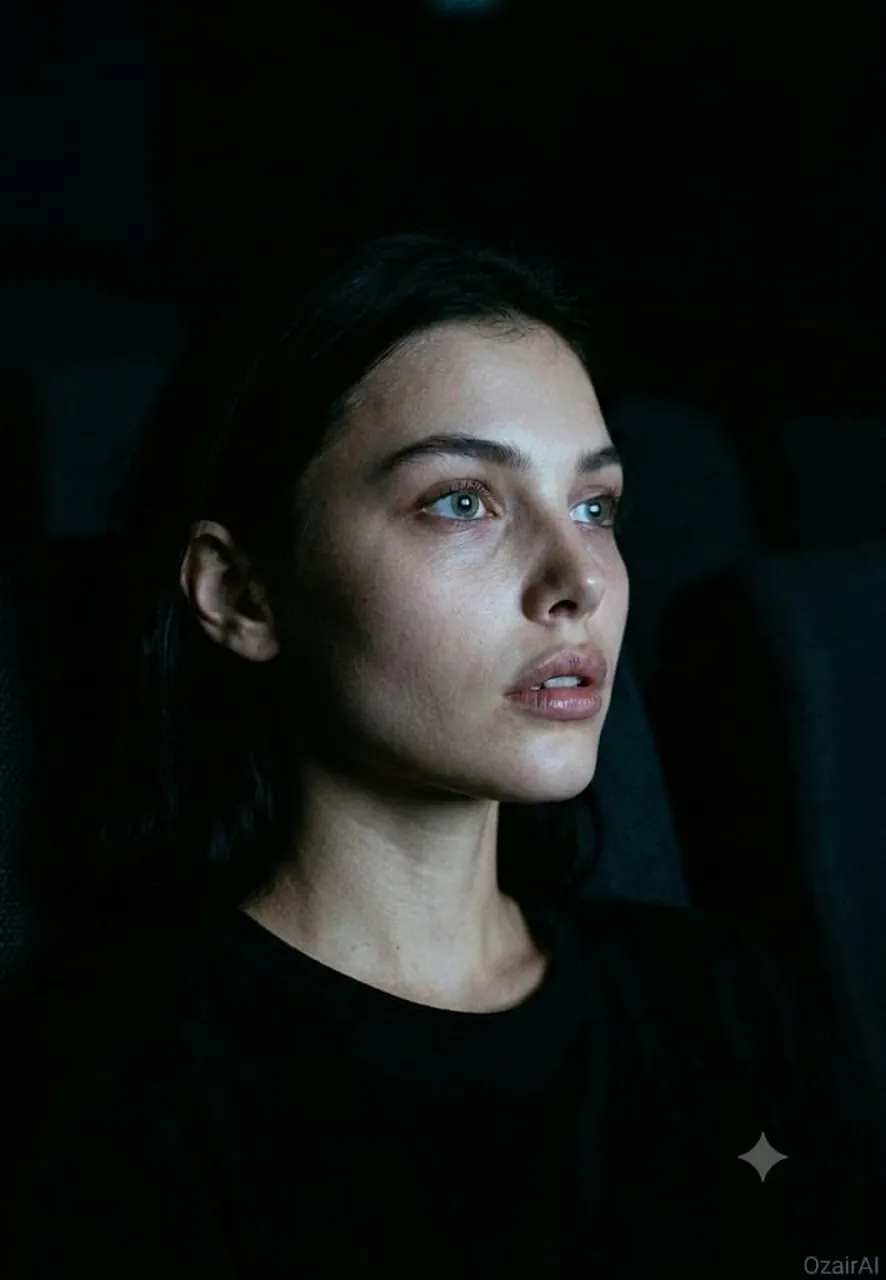 Cinema Screen Glow Portrait