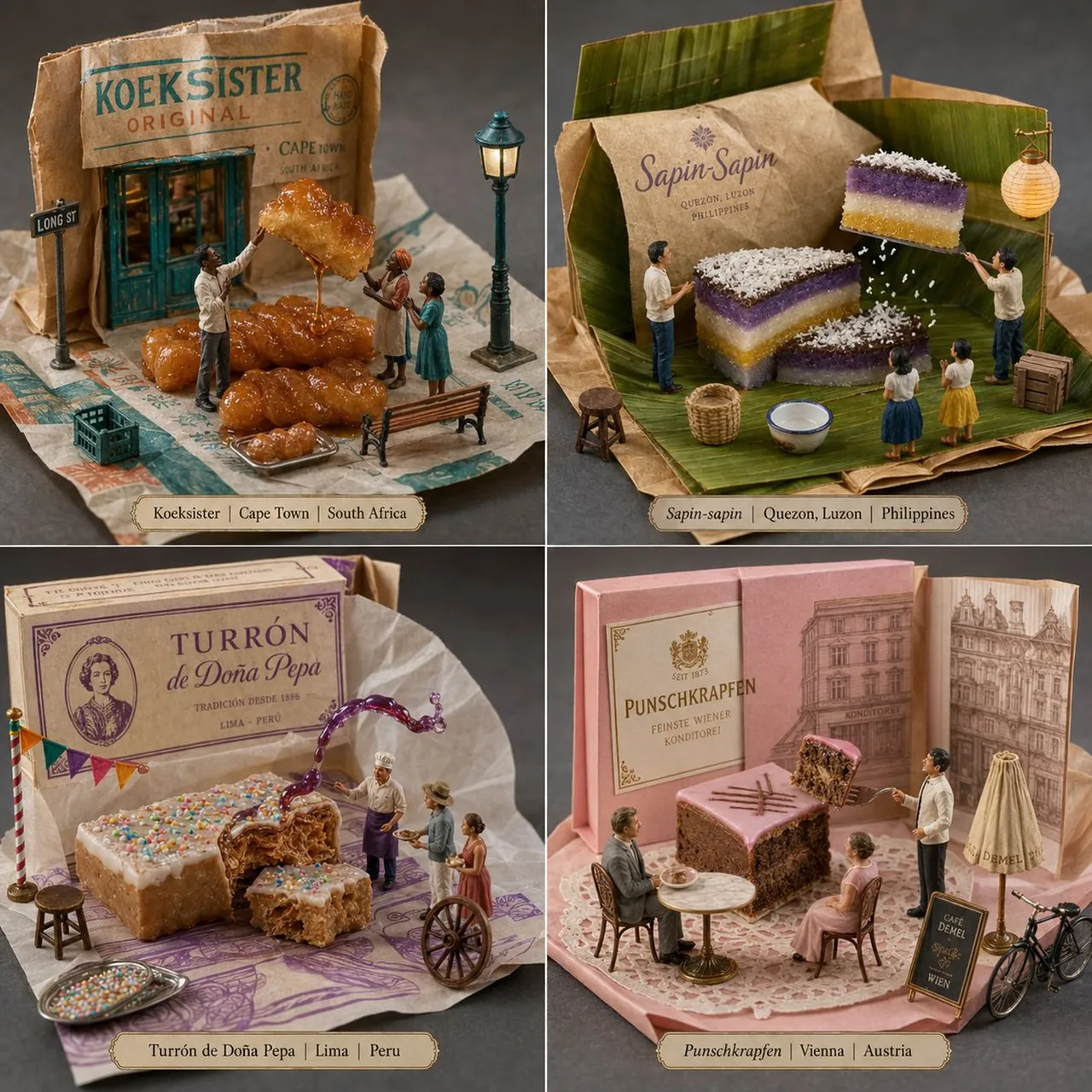 Global Dessert Culture Miniature Grid
