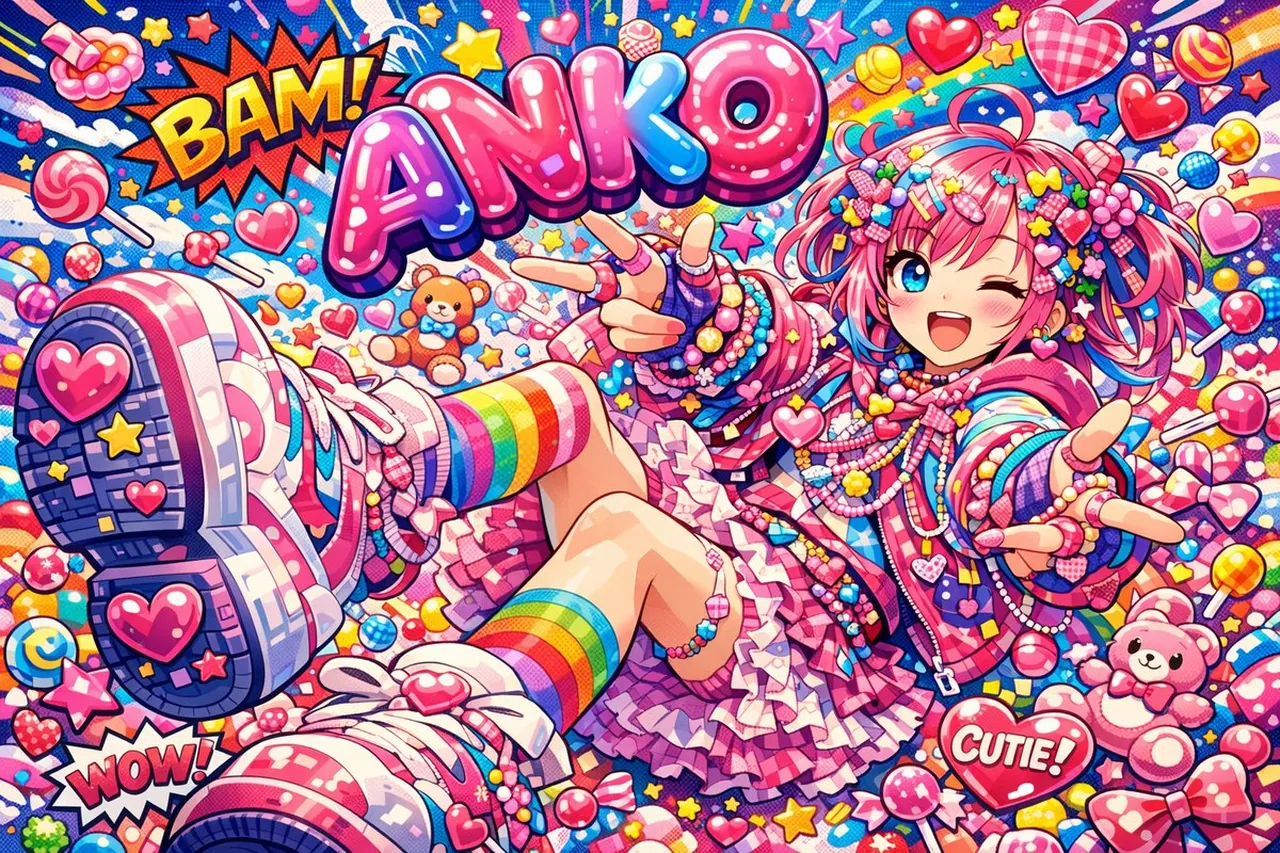 Aniko 原宿 Decora 波普藝術海報