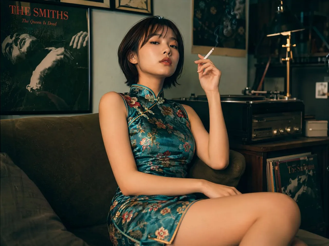 Editorial Bob Haircut Portrait