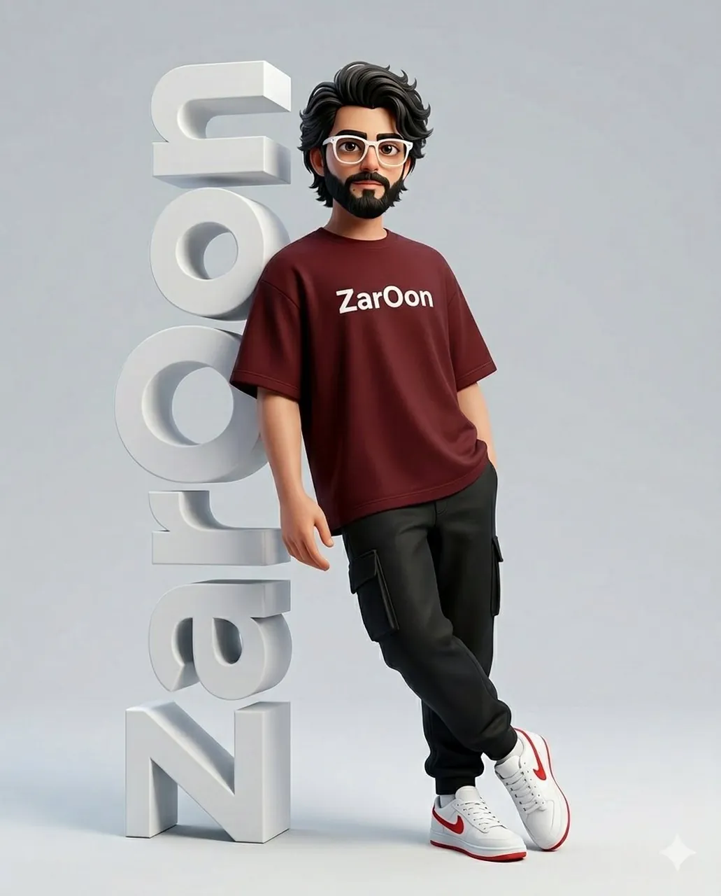 Pixar Style Fashion Editorial Portrait