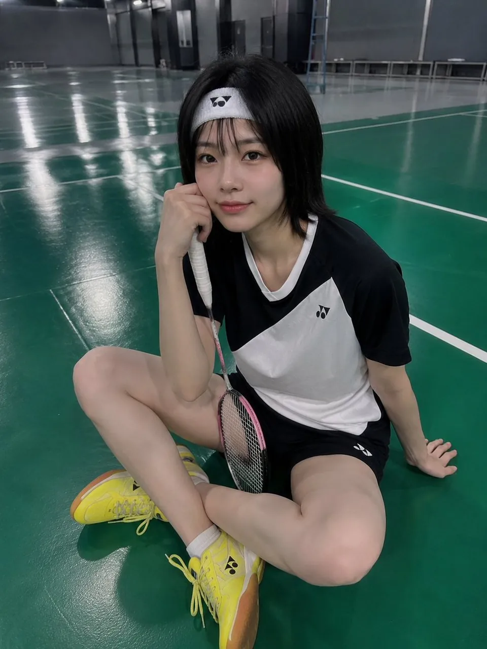 Ultra-realistic smartphone selfie of a beautiful young Japanese
