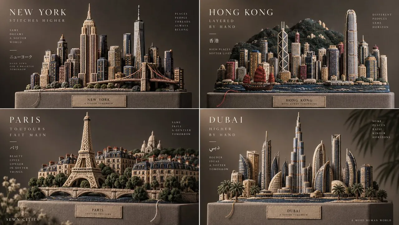 Sewn Cities Soft Sculpture Concept