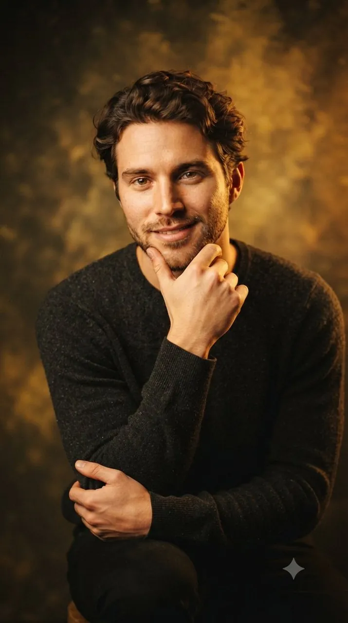 Capturing timeless, handsome studio style.