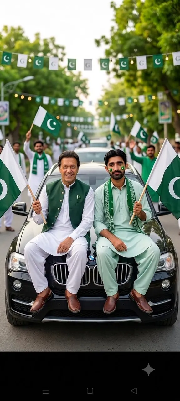 Pakistan Independence Day Celebration Portrait