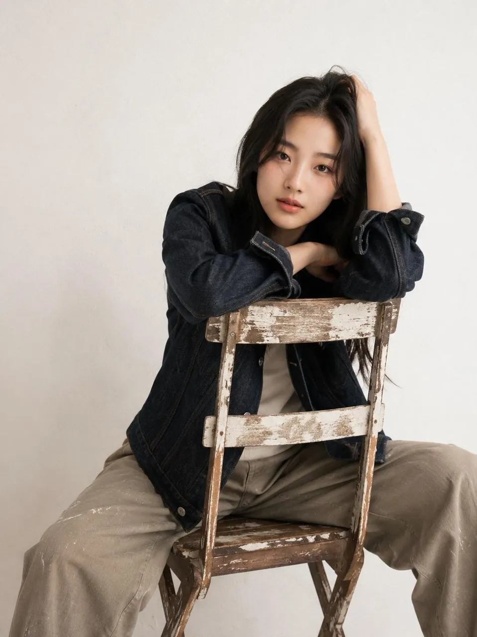 Restrained Studio Fashion Portrait