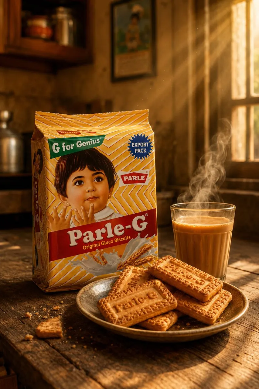 Parle-G Biscuit Ad: Nostalgic Indian Chai Scene