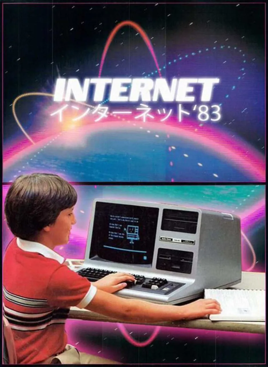 Boy giving thumbs up with node-based UI and custom text