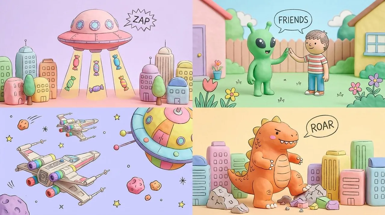 It's a long prompt but produces pretty cute images with Nano Banana.