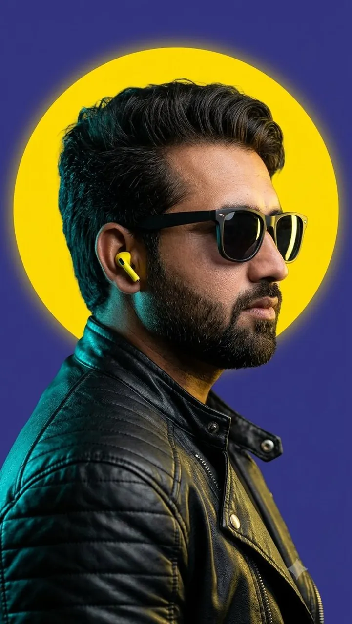 Cinematic Leather Jacket Portrait