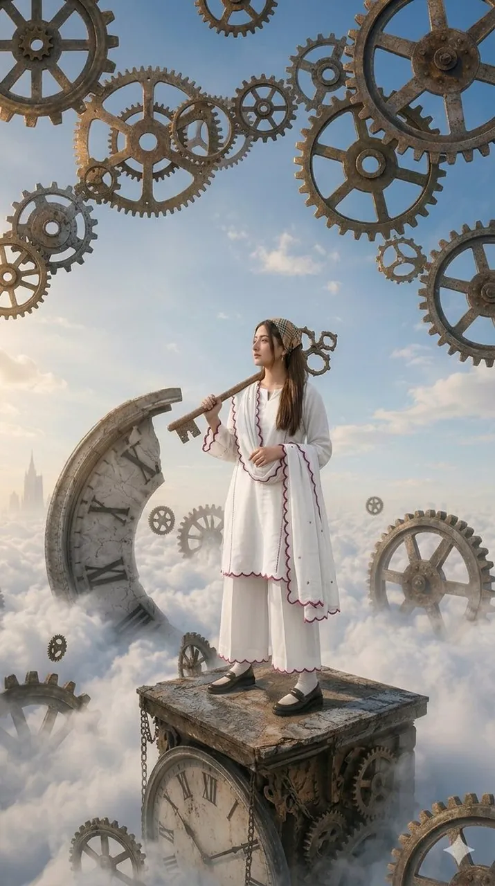 Surreal Clockwork Fashion Editorial