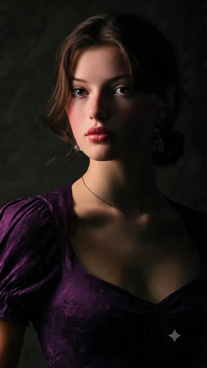 Elegance wrapped in deep shadows.
