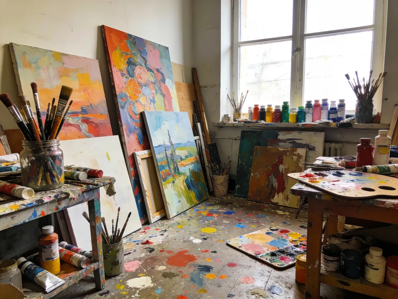 藝術家凌亂工作室