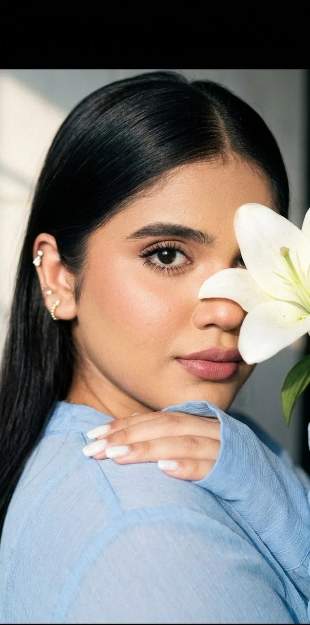 Whispering Secrets to a White Lily