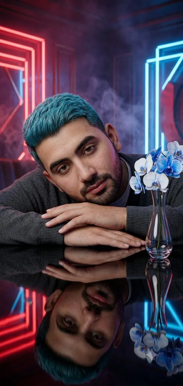 Ritratto cinematografico al neon
