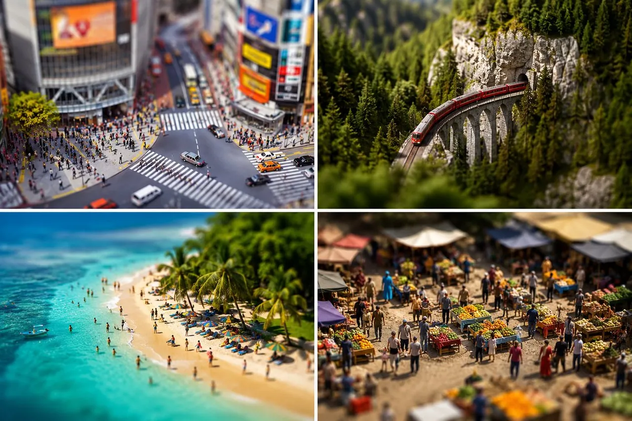 Miniature World Tilt-Shift Photography