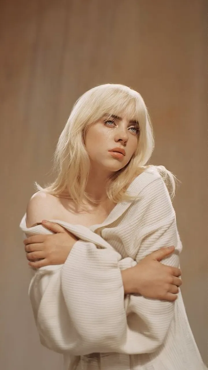 Melancholic Blonde Editorial Portrait