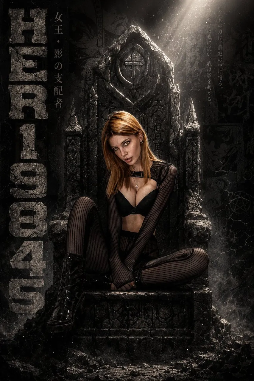Cinematic Manga Throne Poster