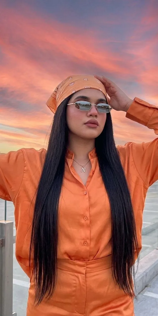 Stylish Sunset Portrait