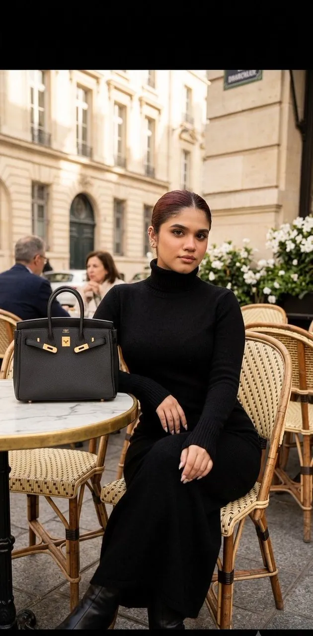 Serving up some serious Paris chic.