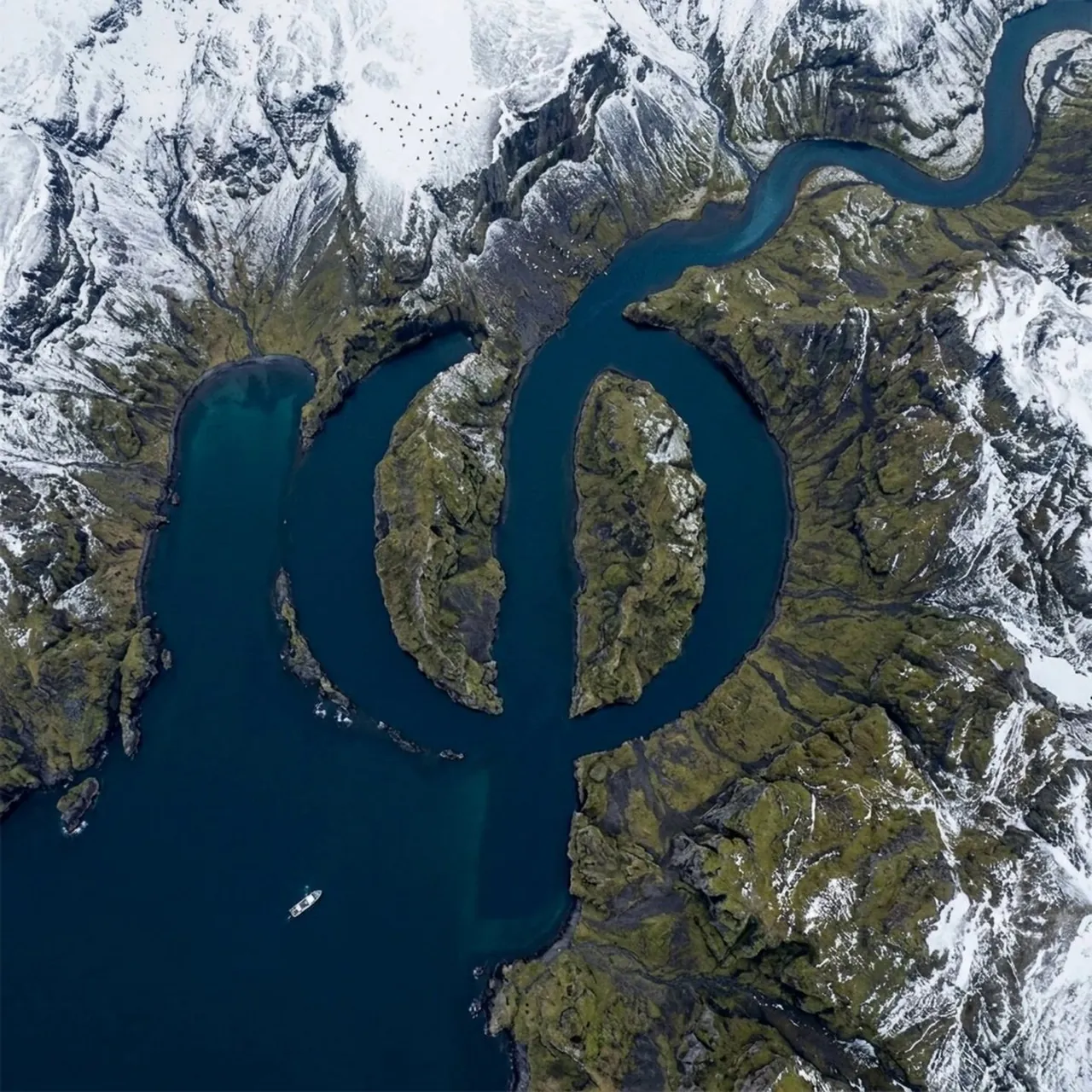 Topographical Typography Aerial Landscape